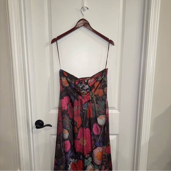 Free People Botanical Maxi Floral Brown Multi Dress - Picture 6 of 16